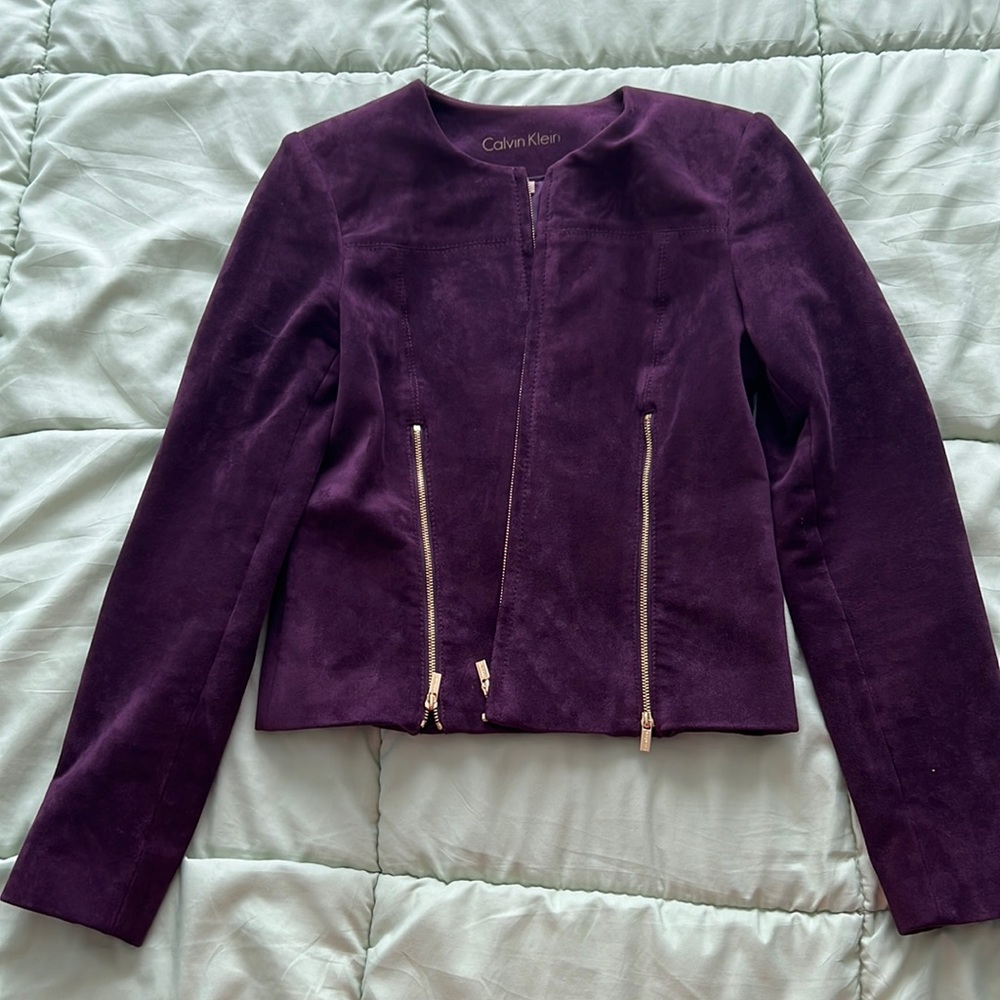 Calvin Klein Luxurious Suede Jacket